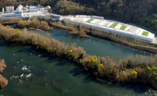 Vista aérea da Ecofactoría de Ourense