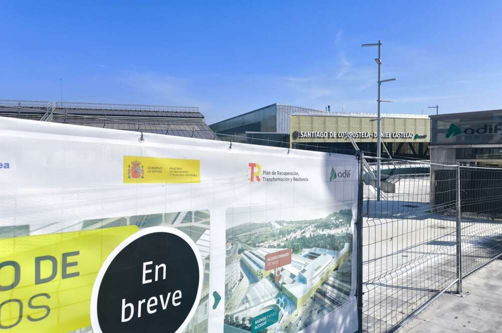 Final de las obras en la estación intermodal de Santiago de Compostela Daniel Castelao / Europa Press