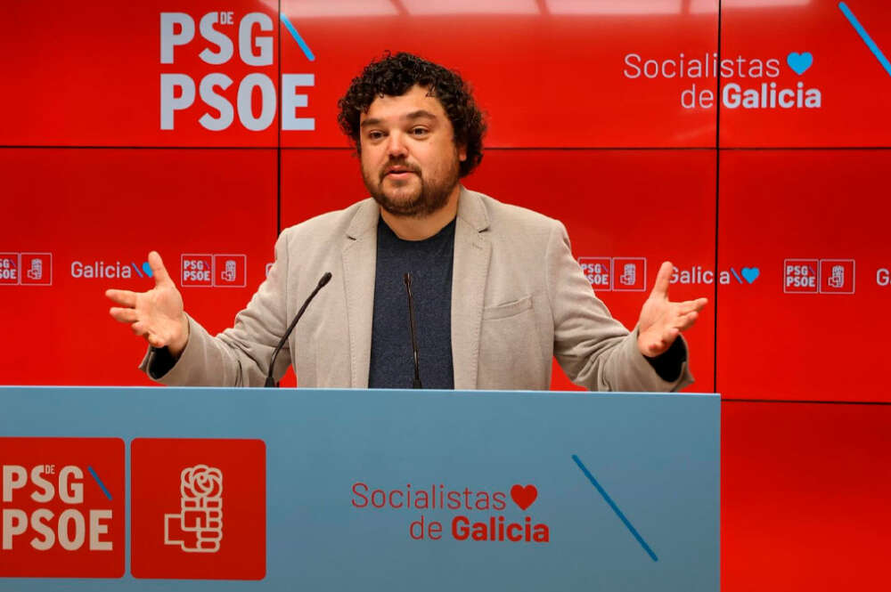 El portavoz de la Ejecutiva del PSdeG, Julio Torrado