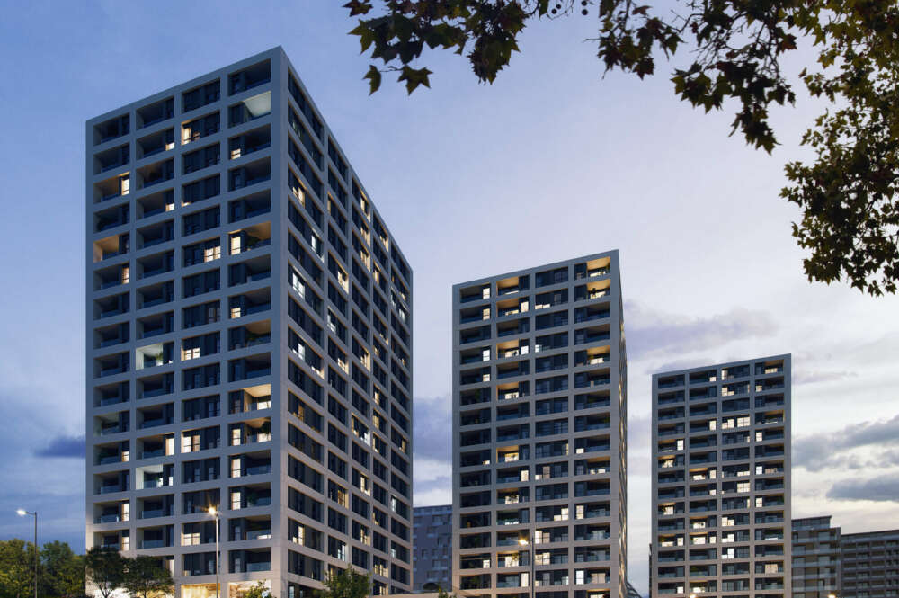 Recreación de la Torre Aura, que se ubicará en el barrio coruñés de San Pedro de Visma / Metrovacesa