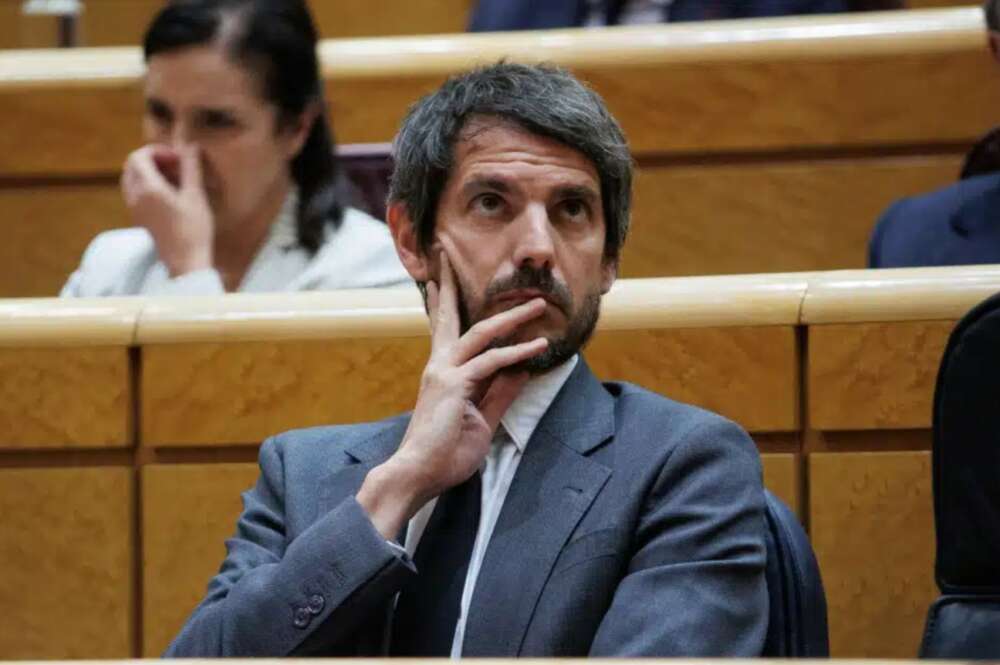 Imagen de Ernest Urtasun en el Senado / Europa Press