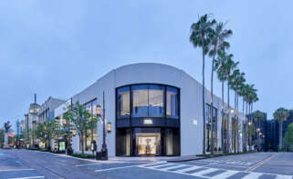 Vista exterior del flagship de Zara en The Grove / Inditex
