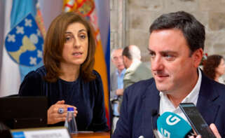 Ángeles Vázquez, conselleira de Medio Ambiente e Cambio Climático, y Valentín González Formoso, presidente de la Deputación da Coruña