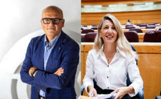 José Manuel Baltar y Yolanda Díaz