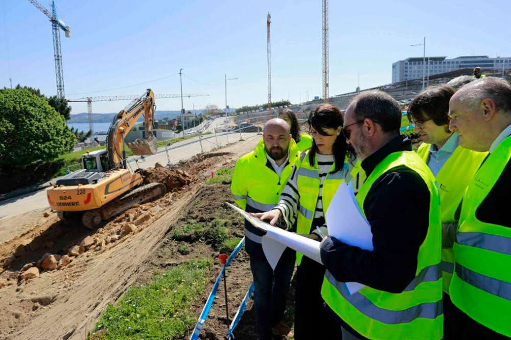 las obras de los nuevos accesos al Chuac