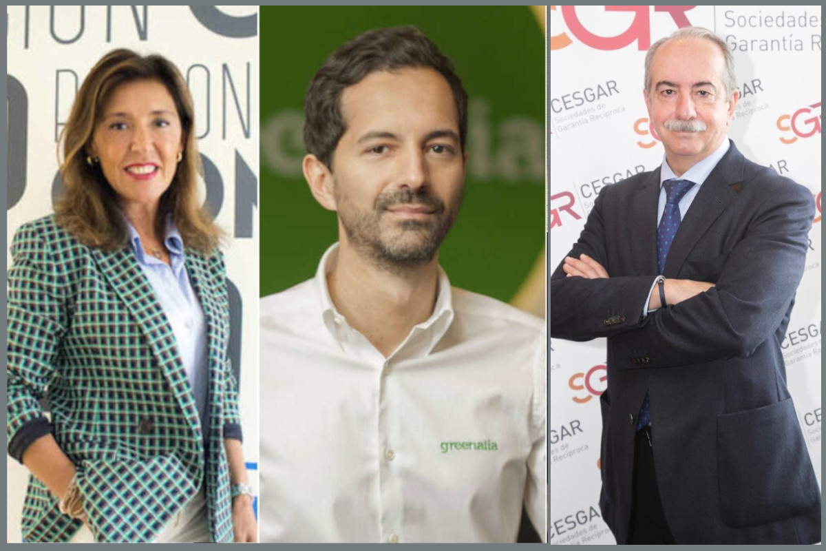 De izquierda a derecha, Beatriz Mato, Manuel García y Antonio Couceiro