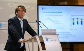 Miguel Corgos, conselleiro de Facenda, explica el calendario que se marca la Xunta para comenzar la elaboración del Presupuesto gallego para 2026
