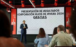 Ignacio Rivera, presidente de Corporación Hijos de Rivera, en la presentación de resultados correspondiente al ejercicio 2024
