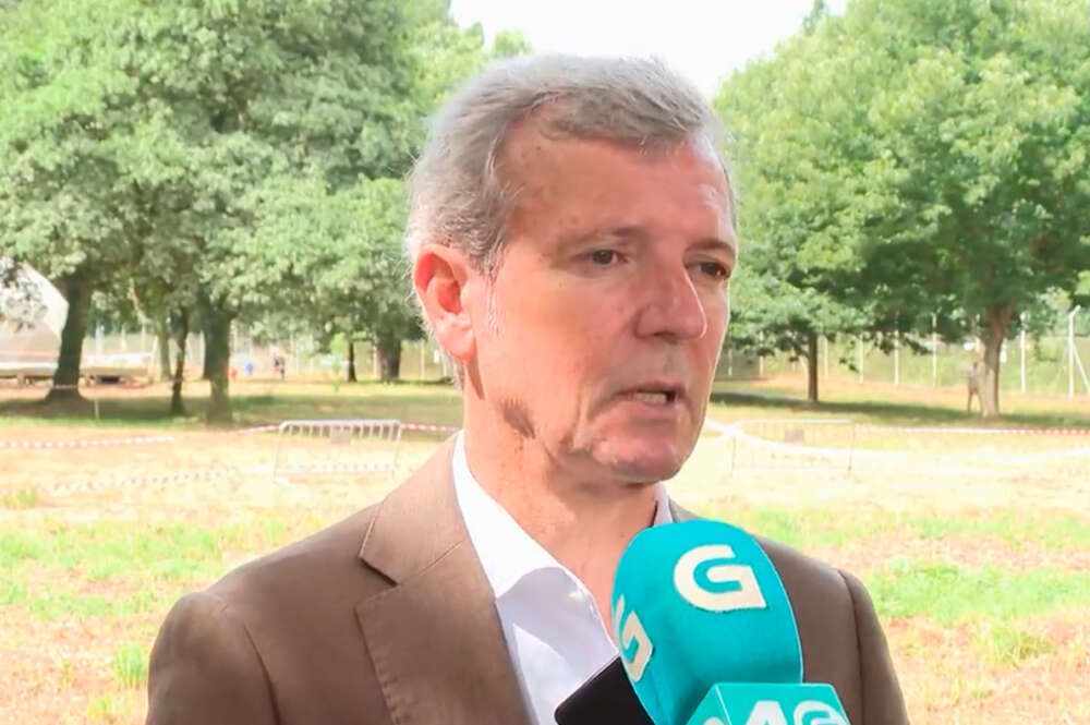 El presidente de la Xunta, Alfonso Rueda