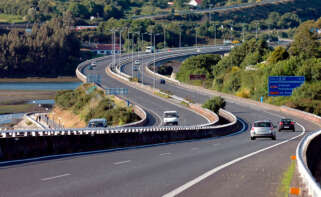 Imagen de la AP-9 en el tramo de Pontedeume
