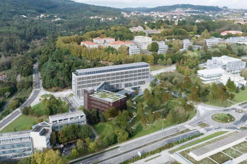 Recreación virtual del futuro edificio del Centro de Ciencias de la Salud, en el que se incluirá la Facultad de Farmacia