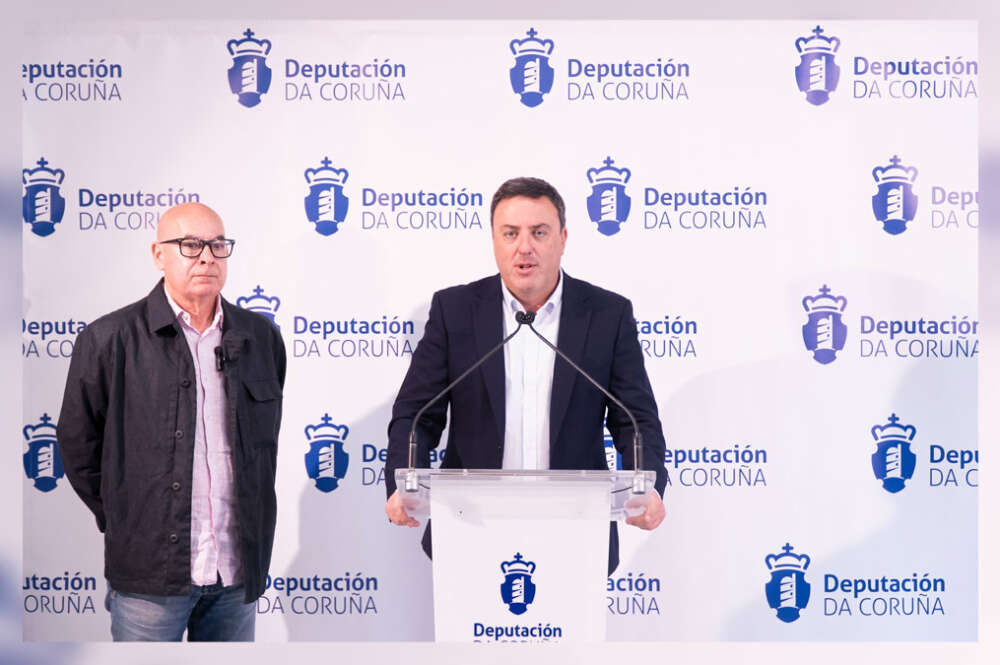 Xosé Regueira y Valentín González Formoso