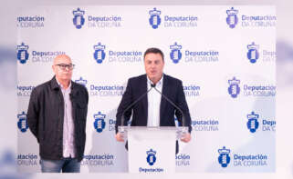 Xosé Regueira y Valentín González Formoso