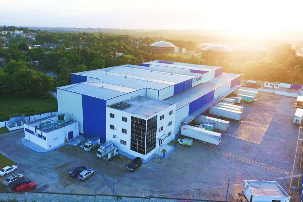 Centro logístico Almafrio, de Vima Foods, localizado en la República Dominicana. Foto: Vima Foods