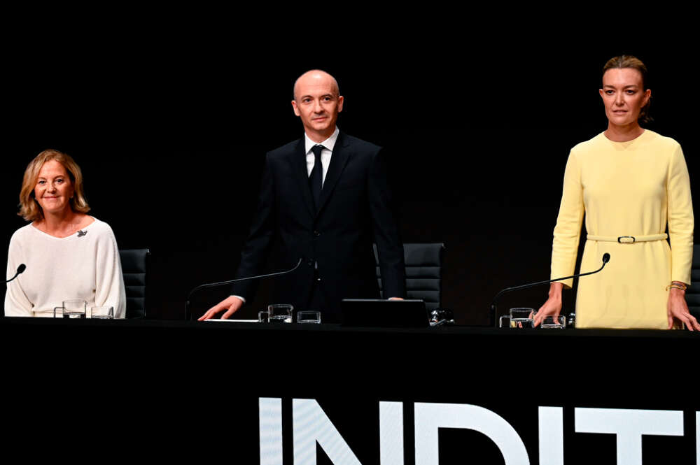 La presidenta de Inditex, Marta Ortega preside la Junta General de accionistas de Inditex, a 15 de julio de 2025