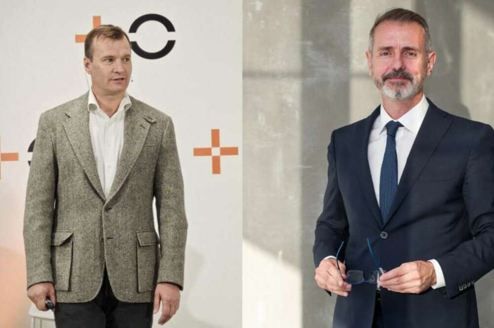 Meinrad Spenger, CEO de MasOrange, y Marc Murtra, presidente de Telefónica