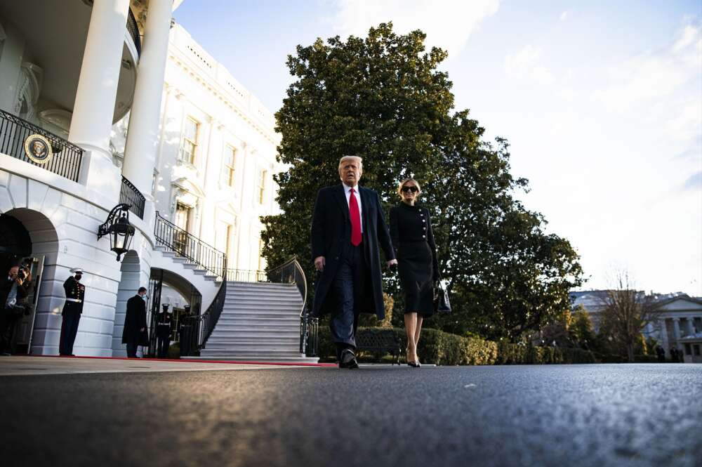 Imagen de archivo de Donald Trump y Melania Trump en la Casa Blanca en 2021 / Europa Press