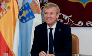 El titular del Gobierno gallego, Alfonso Rueda, preside la reunión semanal del Consello de la Xunta