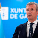 El presidente de la Xunta, Alfonso Rueda, comparece ante los medios