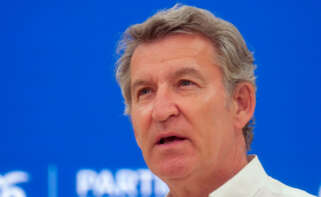 El presidente del Partido Popular, Alberto Núñez Feijóo