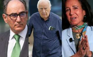 Ignacio Sánchez Galán, Amancio Ortega y Ana Botín
