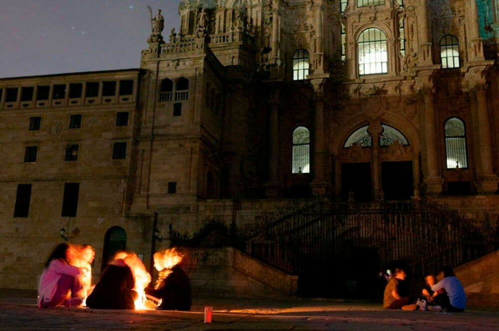 Plaza del Obradoiro de Santiago de Compostela