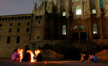 Plaza del Obradoiro de Santiago de Compostela