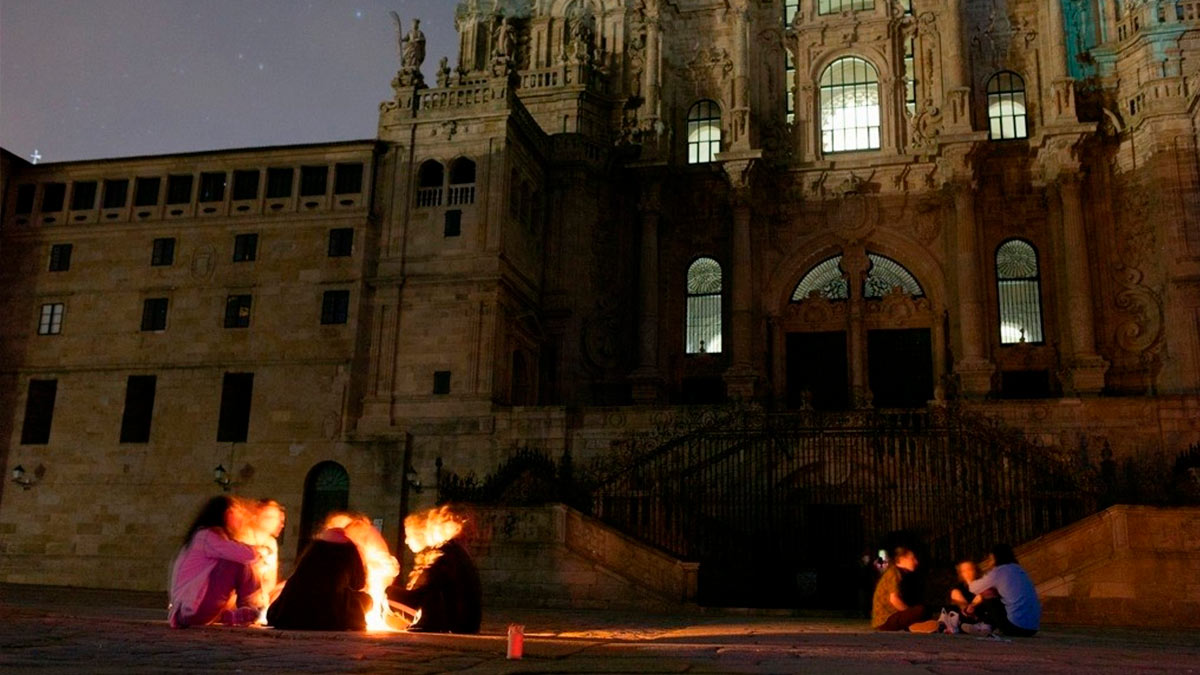 Plaza del Obradoiro de Santiago de Compostela