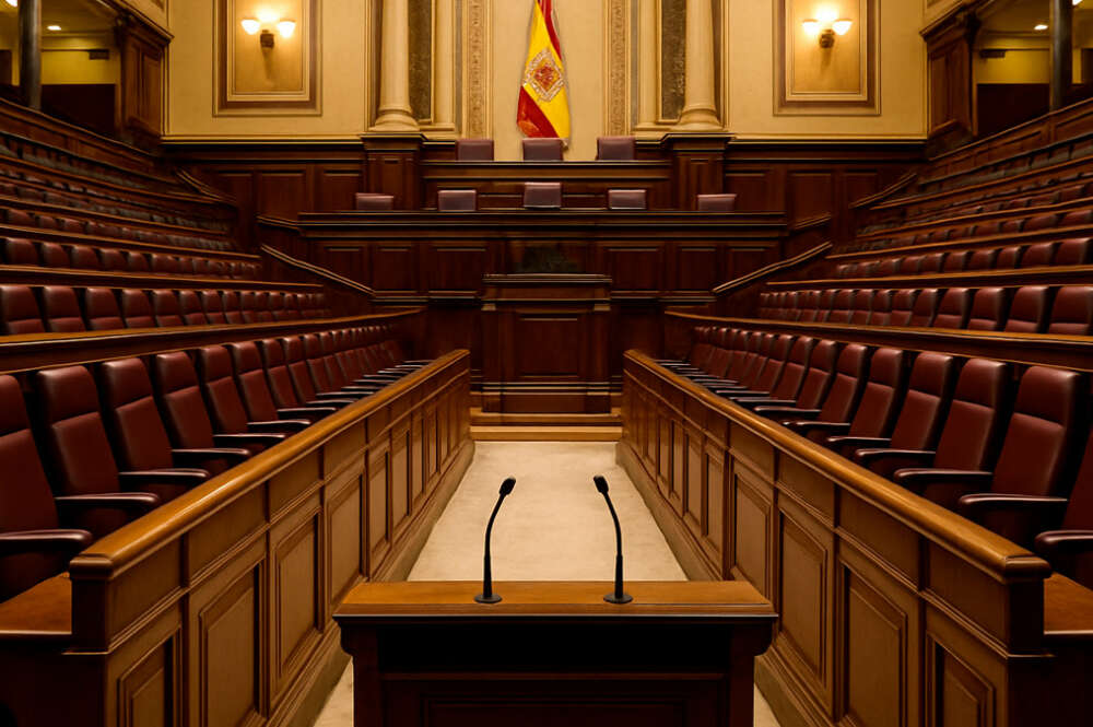 vista de un tribunal