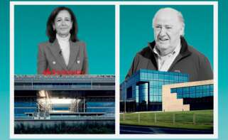 Ana Botín, presidenta de Banco Santander, junto a Amancio Ortega, fundador y máximo accionista de Inditex / Pablo Ares Heres