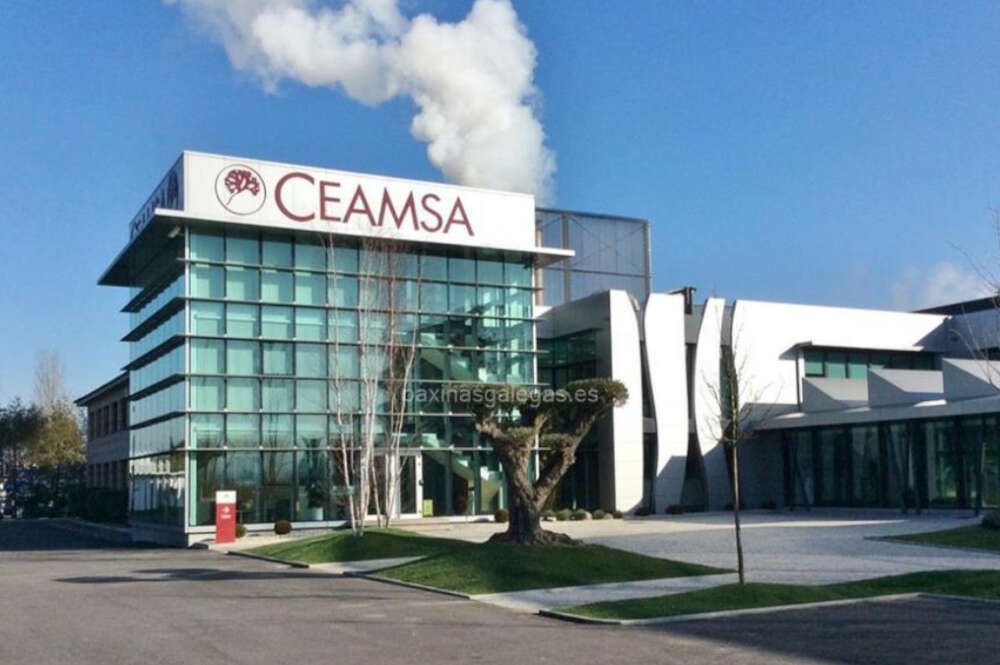 Vista exterior de la sede de Ceamsa en O Porriño / Páxinas Galegas