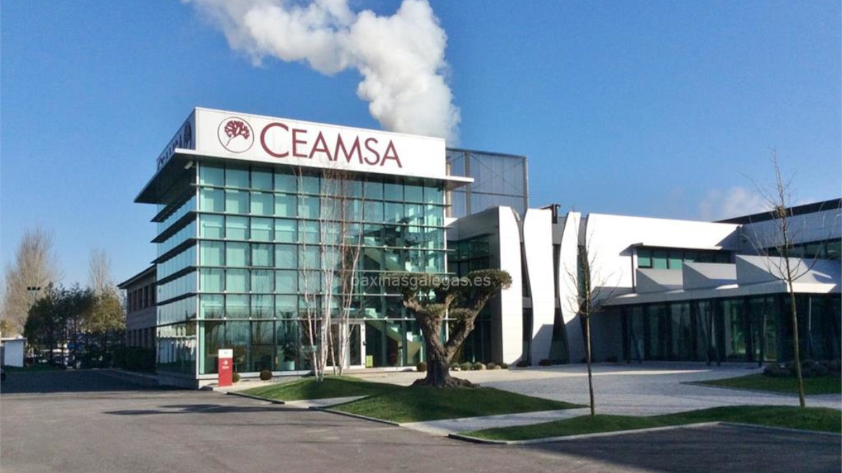 Vista exterior de la sede de Ceamsa en O Porriño / Páxinas Galegas