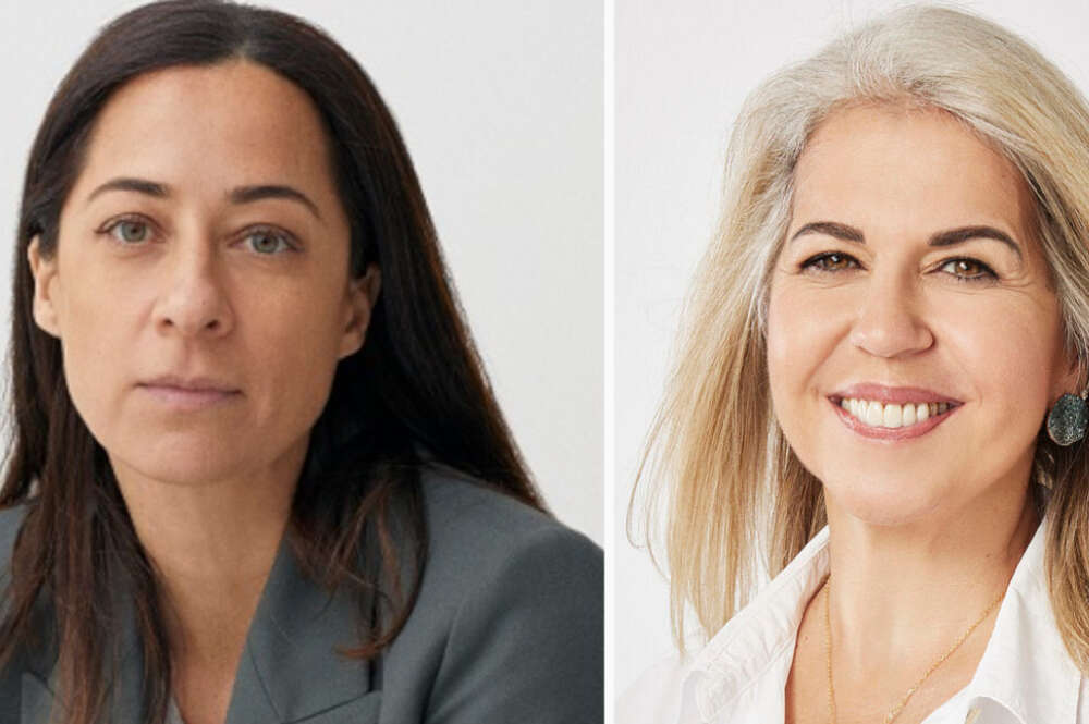 Susana Sánchez junto a Alba Tous