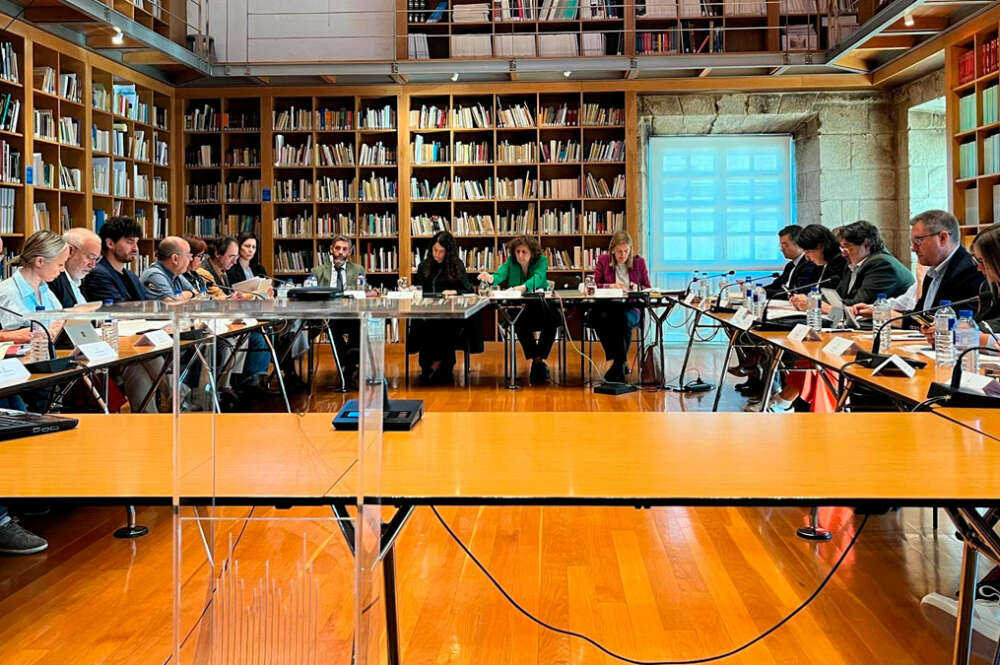 Pleno municipal celebrado en Santiago de Compostela