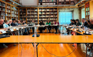Pleno municipal celebrado en Santiago de Compostela