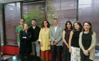 Inmaculada Rodríguez, directora de Unirisco, junto al equipo de Batea Oncology