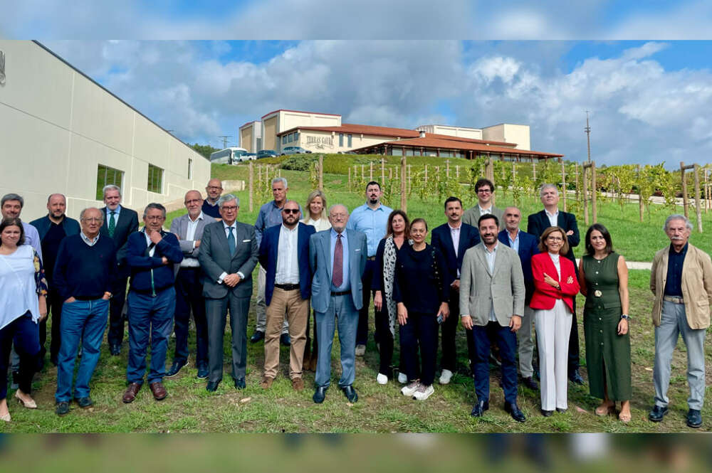 Foto de familia de la primera edición del Foro Rural Terras Gauda