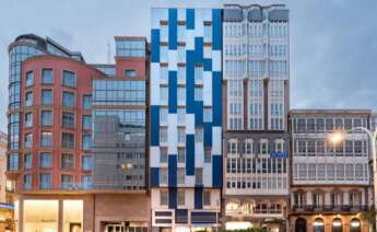 Hotel Blue Coruña, explotado por Hotusa y que forma parte del patrimonio del holding empresarial Abeirar