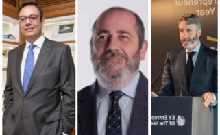 Alberto Encinas, Jorge Escudero y Enrique García Chillón, primeros ejecutivos de Iberconsa, Nueva Pescanova y Profand, respectivamente