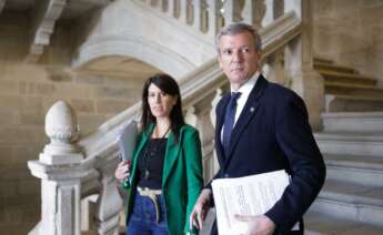 La conselleira de Vivenda, María Martínez Allegue, y el presidente de la Xunta, Alfonso Rueda / Xunta