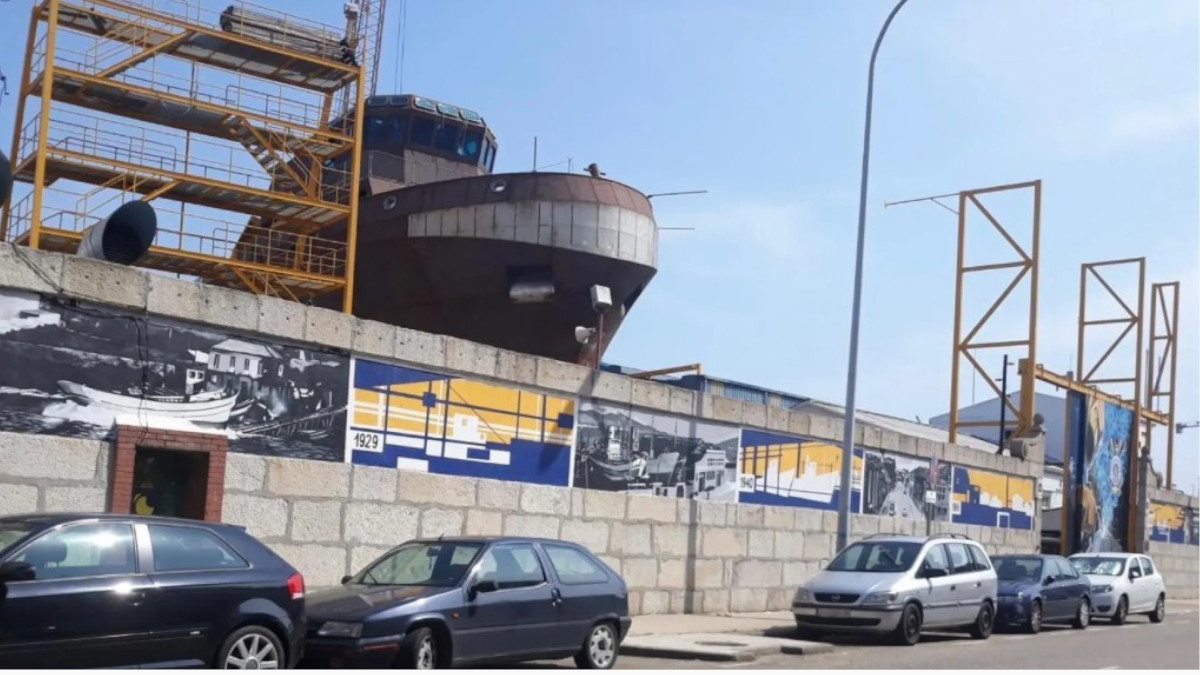 Vista exterior del astillero vigués Francisco Cardama SA / Europa Press