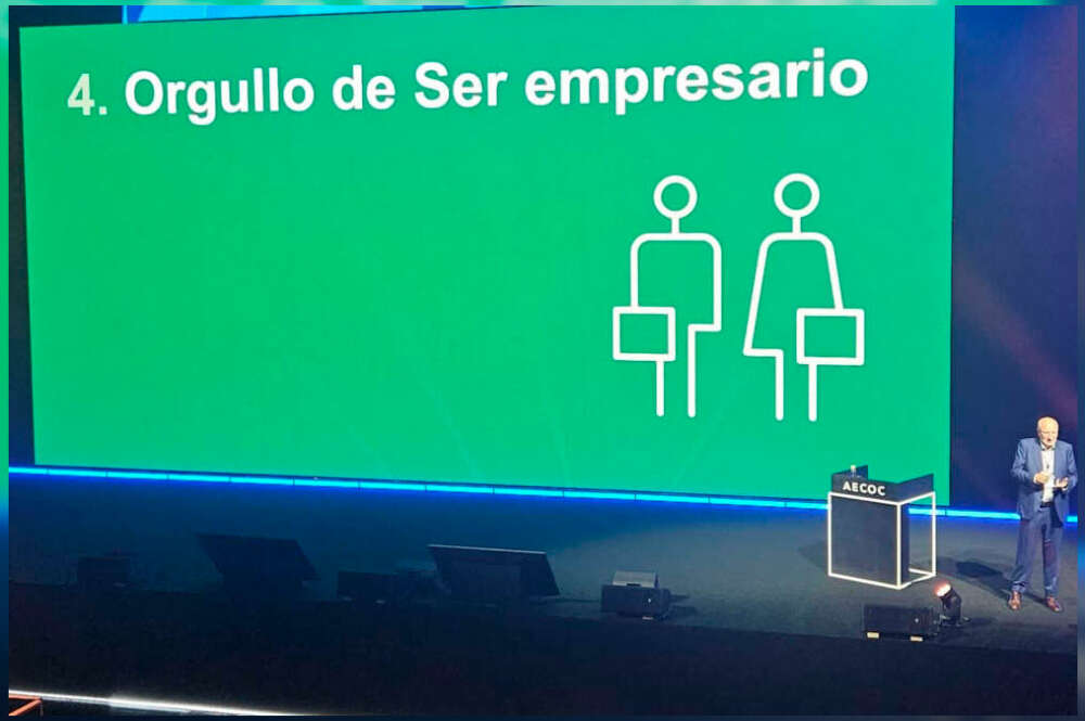 Juan Roig, presidente de Mercadona en una intervención en el Roig Arena