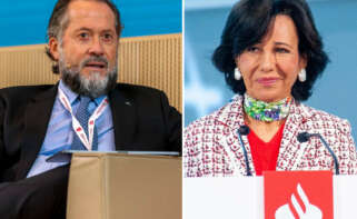 Juan Carlos Escotet y Ana Botín, presidentes de Abanca y Santander