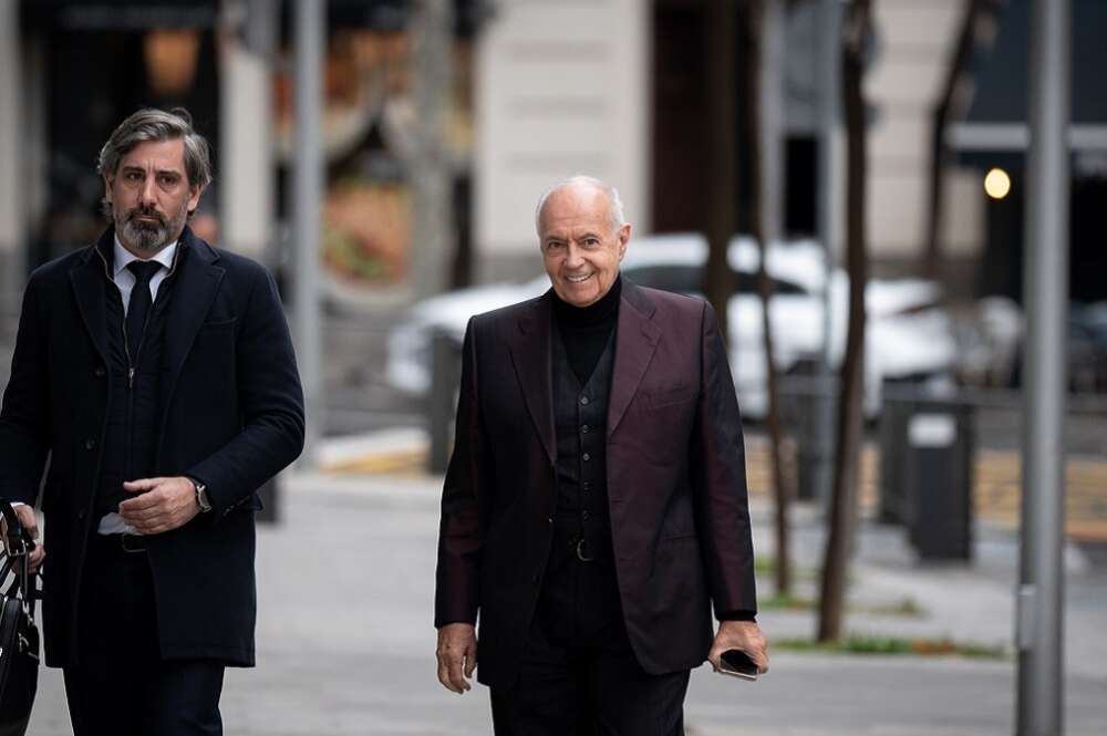 El productor televisivo, José Luis Moreno, a su llegada a la Audiencia Nacional de Génova, a 3 de marzo de 2025, en Madrid (España).