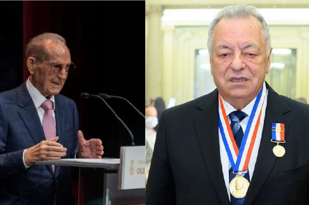 Olegario Vázquez Raña, hijo de emigrantes de Avión que levantó un imperio en México, fallecido este año, y José Oreiro, empresario natural de Negreira y principal accionista de la cadena de hoteles Windsor, en Brasil.