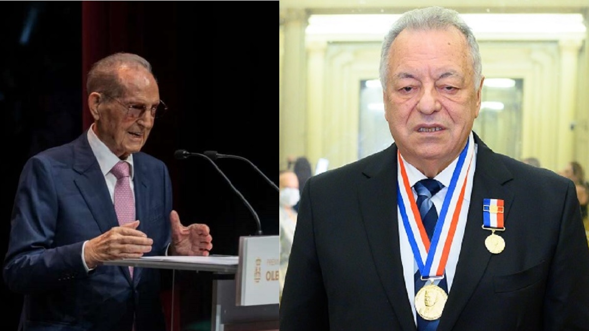 Olegario Vázquez Raña, hijo de emigrantes de Avión que levantó un imperio en México, fallecido este año, y José Oreiro, empresario natural de Negreira y principal accionista de la cadena de hoteles Windsor, en Brasil.