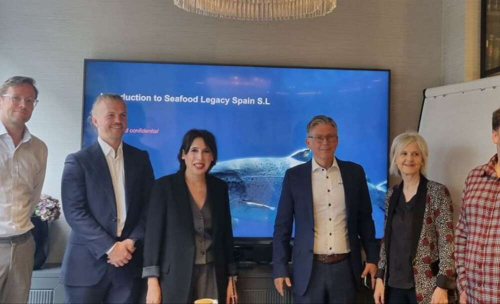 La conselleira de Economía, María Jesus Lorenzana, tras reunirse con representantes de Seafood Legacy en Noruega / Xunta