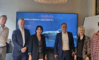 La conselleira de Economía, María Jesus Lorenzana, tras reunirse con representantes de Seafood Legacy en Noruega / Xunta