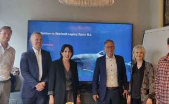 La conselleira de Economía, María Jesus Lorenzana, tras reunirse con representantes de Seafood Legacy en Noruega / Xunta