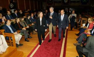 Alfonso Rueda, durante su participación en el 25 aniversario de Unirisco./ Xunta